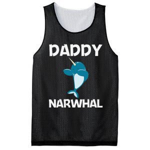 Funny Narwhal Dad Narwhale Sea Unicorn Fish Whale Mesh Reversible Basketball Jersey Tank