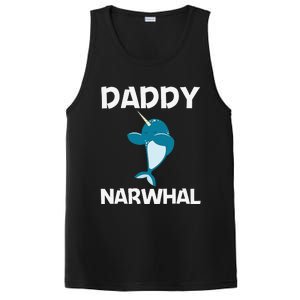 Funny Narwhal Dad Narwhale Sea Unicorn Fish Whale PosiCharge Competitor Tank