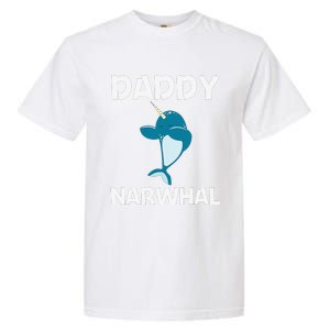 Funny Narwhal Dad Narwhale Sea Unicorn Fish Whale Garment-Dyed Heavyweight T-Shirt