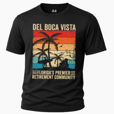 Funny Novelty Design Del Boca Vista Retirement Performance Shirt
