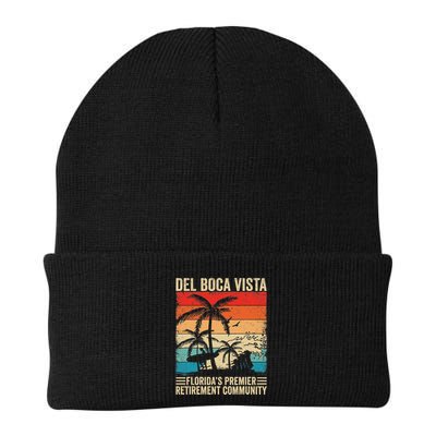 Funny Novelty Design Del Boca Vista Retirement Beanie