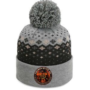 FIREMAN NEVER DIE QUOTES ILLUSTRATION The Baniff Cuffed Pom Beanie