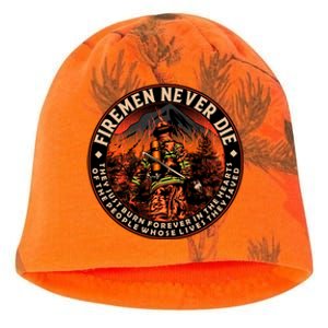 FIREMAN NEVER DIE QUOTES ILLUSTRATION Kati - Camo Knit Beanie