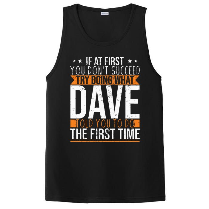 Funny Name Dave PosiCharge Competitor Tank