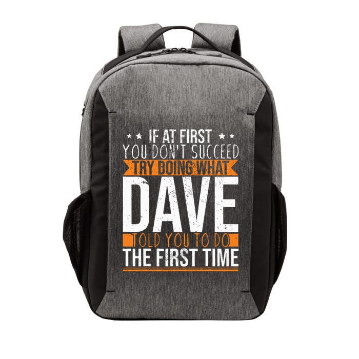 Funny Name Dave Vector Backpack