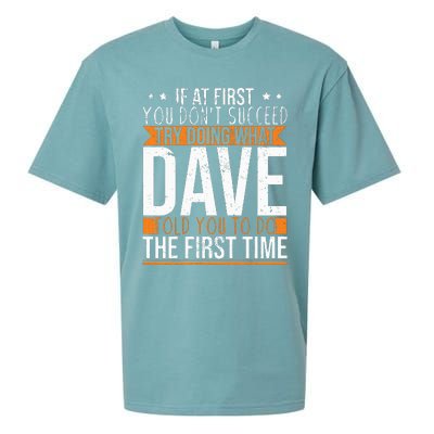 Funny Name Dave Sueded Cloud Jersey T-Shirt