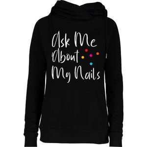 For Nail Designers Womens Funnel Neck Pullover Hood