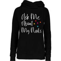 For Nail Designers Womens Funnel Neck Pullover Hood