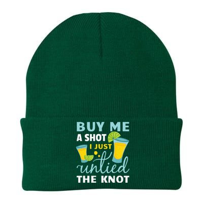 Funny Newly Divorce Art Divorcee Divorce Party Knit Cap Winter Beanie