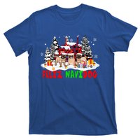 Feliz Navidad Dog Xmas Truck Three Santa French Bulldogs Meaningful Gift T-Shirt