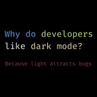 Funny Nerdy Developer Joke Dark Mode Bugs Coding Pun Tote Bag