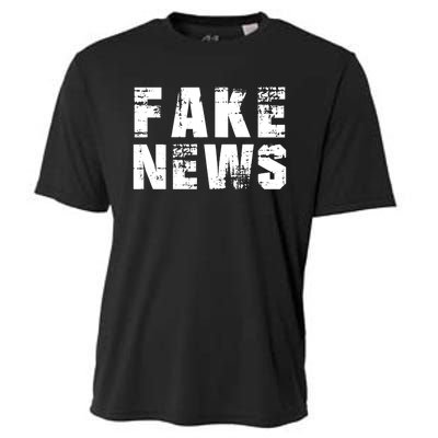 Fake News Election Keep America Great Cooling Performance Crew T-Shirt