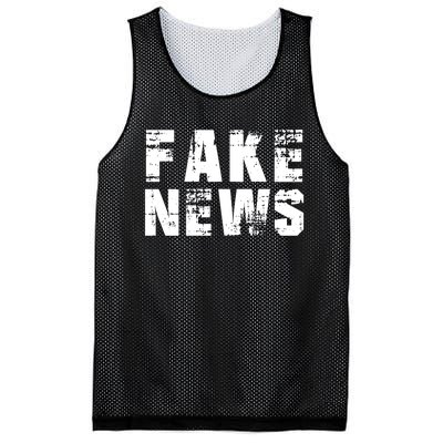 Fake News Election Keep America Great Mesh Reversible Basketball Jersey Tank