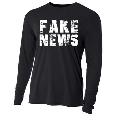 Fake News Election Keep America Great Cooling Performance Long Sleeve Crew