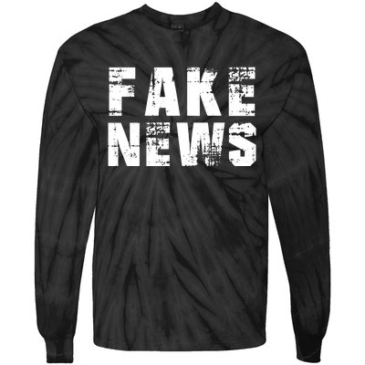 Fake News Election Keep America Great Tie-Dye Long Sleeve Shirt