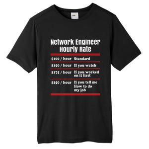 Funny Network Engineer Graphic Information Technology Gift Tall Fusion ChromaSoft Performance T-Shirt