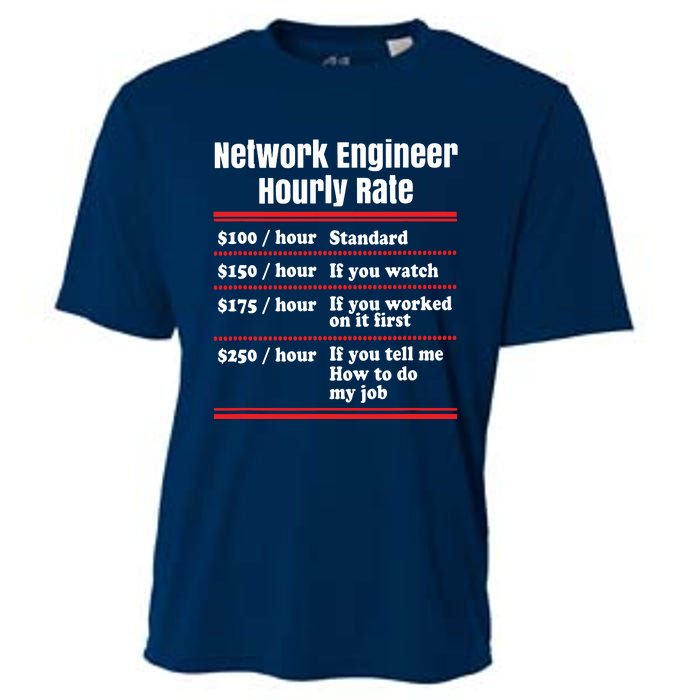 Funny Network Engineer Graphic Information Technology Gift Cooling Performance Crew T-Shirt