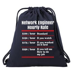 Funny Network Engineer Graphic Information Technology Gift Drawstring Bag