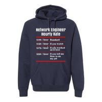 Funny Network Engineer Graphic Information Technology Gift Premium Hoodie