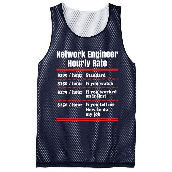 Funny Network Engineer Graphic Information Technology Gift Mesh Reversible Basketball Jersey Tank