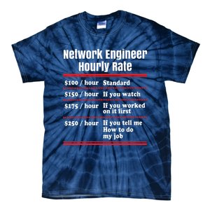 Funny Network Engineer Graphic Information Technology Gift Tie-Dye T-Shirt