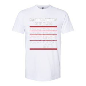 Funny Network Engineer Graphic Information Technology Gift Softstyle CVC T-Shirt