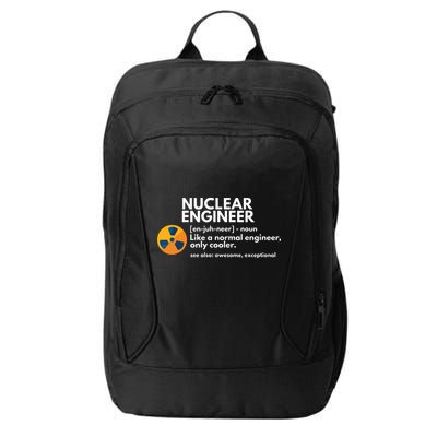 Funny Nuclear Engineer Definition Engineering Gift City Backpack
