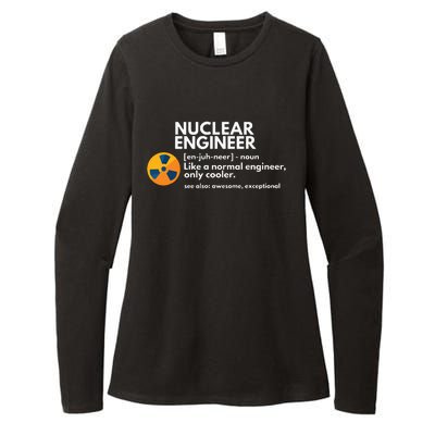 Funny Nuclear Engineer Definition Engineering Gift Womens CVC Long Sleeve Shirt