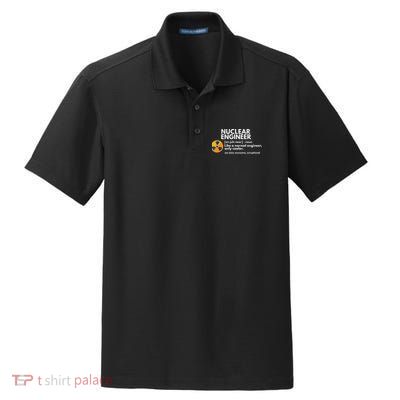 Funny Nuclear Engineer Definition Engineering Gift Dry Zone Grid Polo