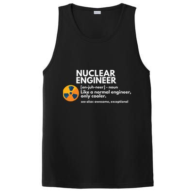 Funny Nuclear Engineer Definition Engineering Gift PosiCharge Competitor Tank