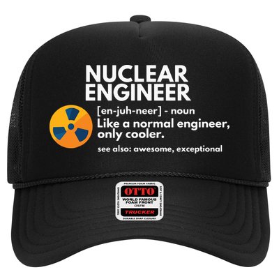 Funny Nuclear Engineer Definition Engineering Gift Trucker Hat