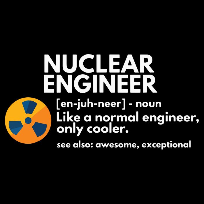 Funny Nuclear Engineer Definition Engineering Gift Cropped Pullover Crew