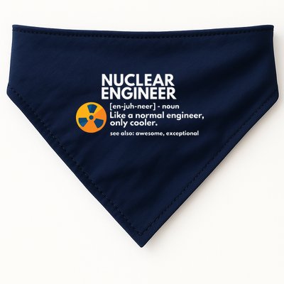 Funny Nuclear Engineer Definition Engineering Gift USA-Made Doggie Bandana