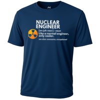 Funny Nuclear Engineer Definition Engineering Gift Cooling Performance Crew T-Shirt