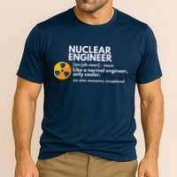 Funny Nuclear Engineer Definition Engineering Gift Cooling Performance Crew T-Shirt