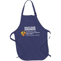 Funny Nuclear Engineer Definition Engineering Gift Apron