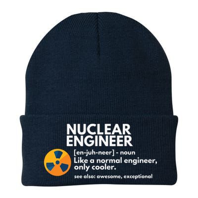 Funny Nuclear Engineer Definition Engineering Gift Beanie