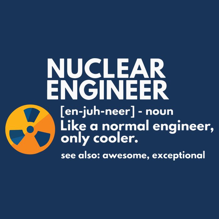 Funny Nuclear Engineer Definition Engineering Gift Drawstring Bag