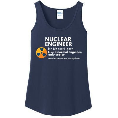 Funny Nuclear Engineer Definition Engineering Gift Ladies Essential Tank