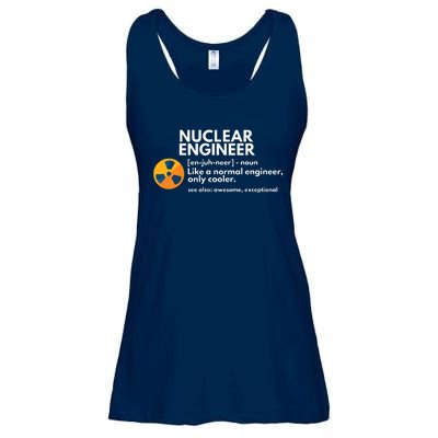 Funny Nuclear Engineer Definition Engineering Gift Ladies Essential Flowy Tank