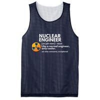Funny Nuclear Engineer Definition Engineering Gift Mesh Reversible Basketball Jersey Tank