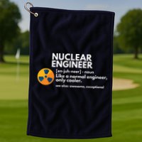 Funny Nuclear Engineer Definition Engineering Gift Golf Towel