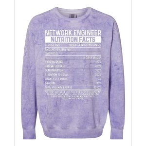 Funny Network Engineer Tool Code Network Engineering Colorblast Crewneck Sweatshirt