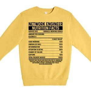 Funny Network Engineer Tool Code Network Engineering Premium Crewneck Sweatshirt