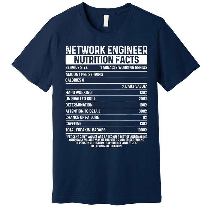 Funny Network Engineer Tool Code Network Engineering Premium T-Shirt