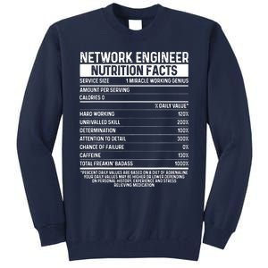 Funny Network Engineer Tool Code Network Engineering Tall Sweatshirt