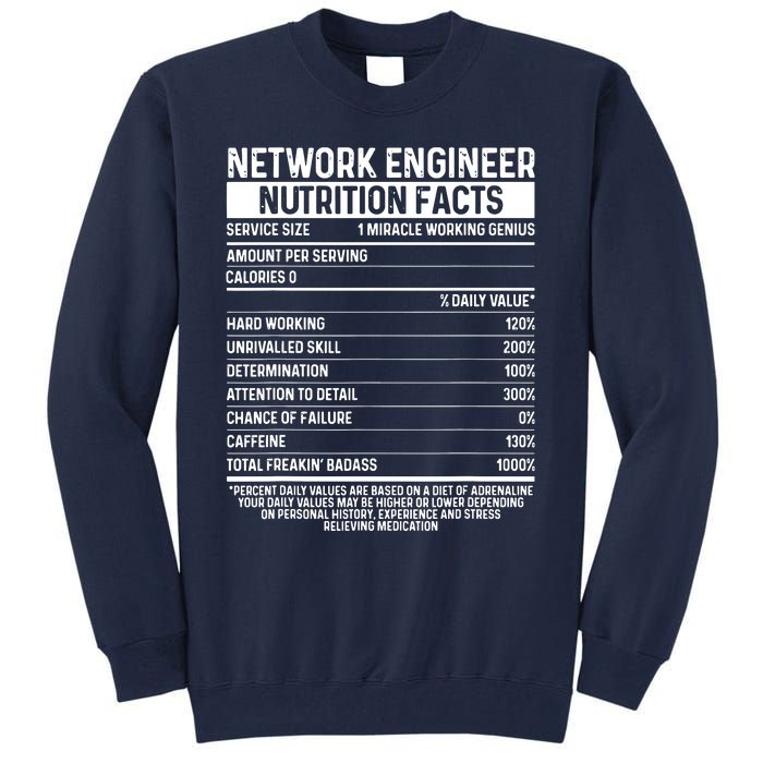 Funny Network Engineer Tool Code Network Engineering Tall Sweatshirt