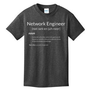 Funny Network Engineering Network Engineer Definition Kids T-Shirt