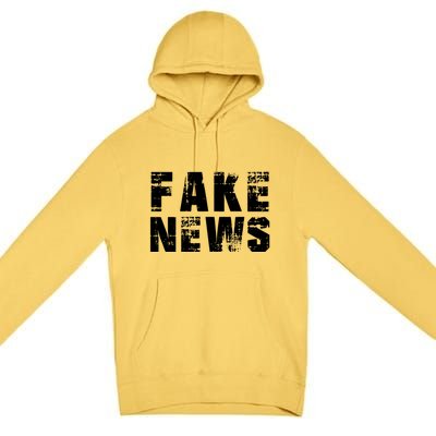 Fake News Election Keep America Great 2024 Trump Premium Pullover Hoodie