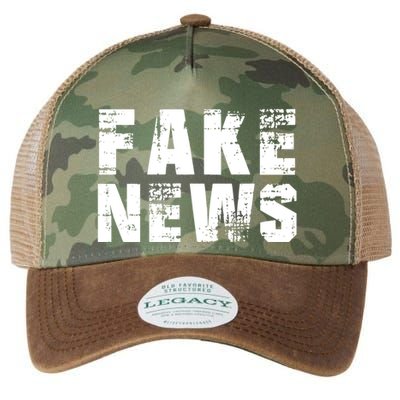 Fake News Election Keep America Great 2024 Trump Legacy Tie Dye Trucker Hat
